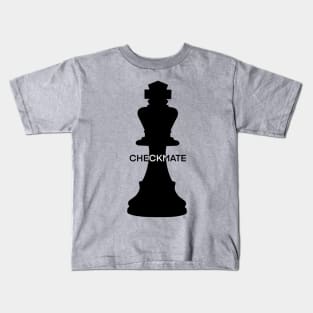 Checkmate king chess figure Kids T-Shirt